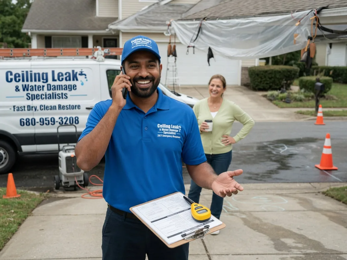 Ceiling Leak Cleanup Rociada, NM FAQs